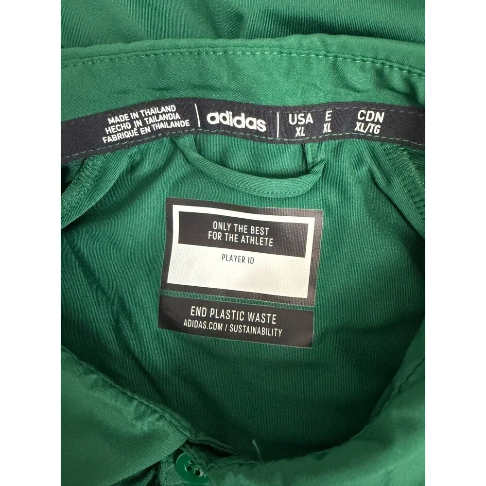 Adidas USF South Florida Bulls Polo Shirt Men's XL Green NCAA Golf Performance